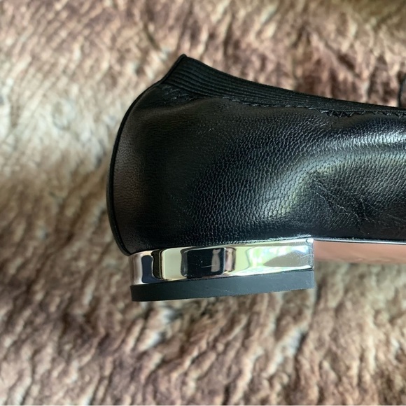 Aquazzura Mystique Ballet Flats Black Silver - Picture 10 of 14